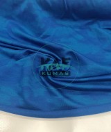 Viskon Baskılı İki İplik Kumaş | Saks Mavi  