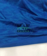 Viskon Baskılı İki İplik Kumaş | Saks Mavi  