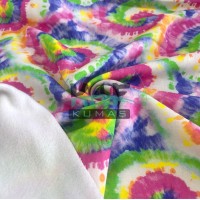 3 İplik Baskılı Kumaş | Renkli Batik