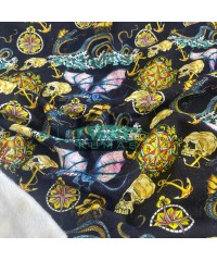 3 İplik Baskılı Kumaş | Ejderha