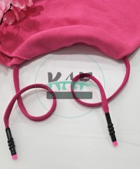 Özel Uçlamalı 134 cm Fuşya Kordon Bağcık | Sweatshirt-Eşofman İpi 1 Adet