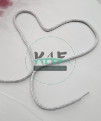 Şeffaf Uçlamalı 138 cm Gri Kordon Bağcık | Sweatshirt-Eşofman İpi 1 Adet