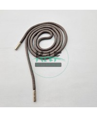 Özel Gümüş Renk Uçlamalı 120 cm Kil Kordon Bağcık | Sweatshirt-Eşofman İpi 1 Adet