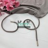 Özel Gümüş Renk Uçlamalı 120 cm Kil Kordon Bağcık | Sweatshirt-Eşofman İpi 1 Adet