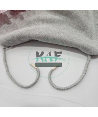Özel Uçlamalı 115 cm Gri Kordon Bağcık | Sweatshirt-Eşofman İpi 1 Adet