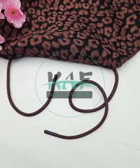Özel Uçlamalı 117 cm Kahverengi Kordon Bağcık | Sweatshirt-Eşofman İpi 1 Adet