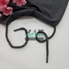 Özel Uçlamalı 120 cm Koyu Gri Kordon Bağcık | Sweatshirt-Eşofman İpi 1 Adet