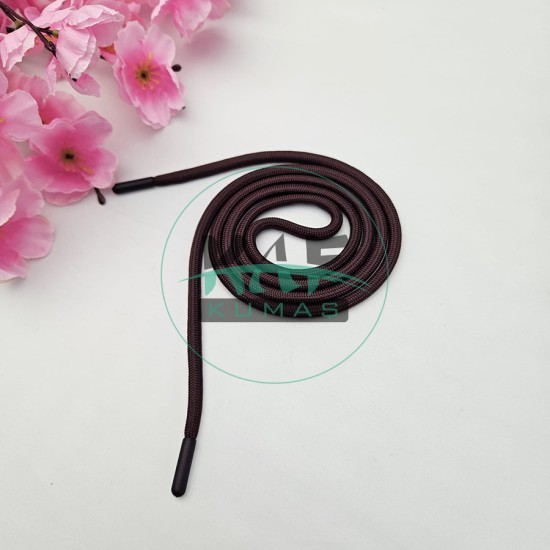 Set Fırsat* Kahverengi 50'lu Kordon Bağcık 117 cm & No 5 Gümüş Renk 100'li Kuşgözü Set