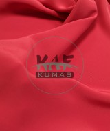 Kırmızı Maroken Kumaş Elbiselik