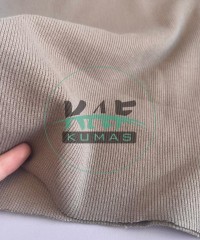Pamuklu Ribana Kumaş | Kahverengi Pamuklu Ribana Kumaş | Kahverengi