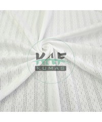 Delikli Pointelle Ribana Kumaş | 100% Pamuk | Şerit Delikli