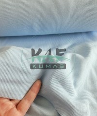 Penye Üstü Fırçalı Ribana Kumaş | Açık Mavi Penye Üstü Fırçalı Ribana Kumaş | Açık Mavi