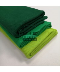 Penye Ribana Kumaş | Benetton Yeşil Penye Ribana Kumaş | Benetton Yeşil