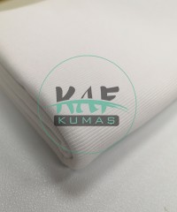 Penye Ribana Kumaş | Beyaz Penye Ribana Kumaş | Beyaz