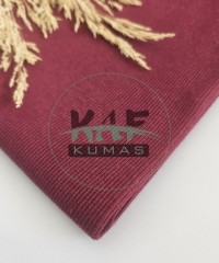 Penye Üstü Fırçalı Ribana Kumaş | Bordo Penye Üstü Fırçalı Ribana Kumaş | Bordo
