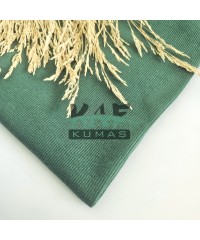 Penye Üstü Fırçalı Ribana Kumaş | Nefti Yeşili Penye Üstü Fırçalı Ribana Kumaş | Nefti Yeşili