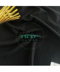 Bambulu Kaşkorse Kumaş | Siyah