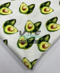 Avokado Desenli Kaşkorse Kumaş Avokado Desenli Kaşkorse Kumaş