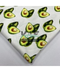 Avokado Desenli Kaşkorse Kumaş Avokado Desenli Kaşkorse Kumaş
