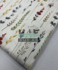 İnce Dallar Desenli Kaşkorse Kumaş İnce Dallar Desenli Kaşkorse Kumaş