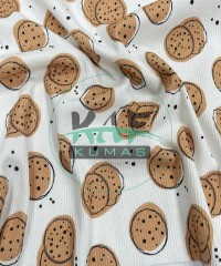 Kurabiye Desenli Kaşkorse Kumaş