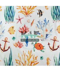 Okyanus Desenli Kaşkorse Kumaş Okyanus Desenli Kaşkorse Kumaş