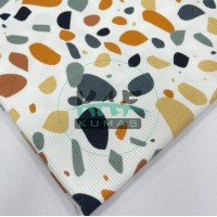 Renkli Noktalar Desenli Kaşkorse Kumaş