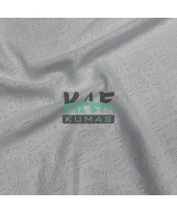 Delikli Ribana Kumaş | 100% Pamuk | Beyaz Gül Delikli Ribana Kumaş | 100% Pamuk | Beyaz Gül