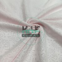 Delikli Pointelle Ribana Kumaş | 100% Pamuk | Pembe Gül Delikli Pointelle Ribana Kumaş | 100% Pamuk | Pembe Gül