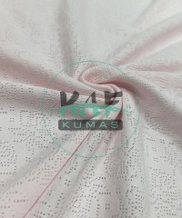 Delikli Pointelle Ribana Kumaş | 100% Pamuk | Pembe Gül Delikli Pointelle Ribana Kumaş | 100% Pamuk | Pembe Gül