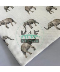 Fil Desenli Kaşkorse Kumaş Fil Desenli Kaşkorse Kumaş