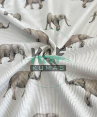 Fil Desenli Kaşkorse Kumaş Fil Desenli Kaşkorse Kumaş