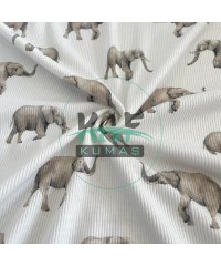 Fil Desenli Kaşkorse Kumaş Fil Desenli Kaşkorse Kumaş