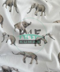 Fil Desenli Kaşkorse Kumaş