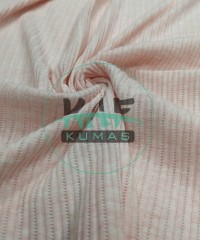 Pamuklu Pointelle Kaşkorse Kumaş | Pembe Melanj Pamuklu Pointelle Kaşkorse Kumaş | Pembe Melanj