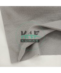 Simli Pamuk Ribana Kumaş | Geniş En | Gri