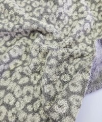 Baskılı Pamuklu Havlu Kumaş | Leopar