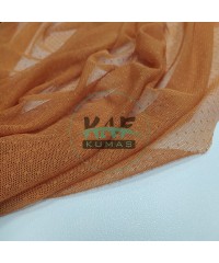 Küçük Puantiyeli Tül Kumaş | Tarçın