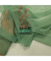 Küçük Puantiyeli Tül Kumaş | Yeşil