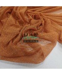 Küçük Puantiyeli Tül Kumaş | Tarçın