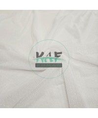 Puantiyeli Tül Kumaş | Beyaz