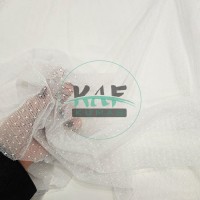 Puantiyeli Tül Kumaş | Beyaz