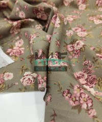 %100 Pamuk Dokuma Vual Kumaş | Yazlık Elbiselik Kumaş