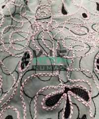 Brodeli (Nakışlı) Pamuk Vual Kumaş | Mint 17191_2 Brodeli (Nakışlı) Pamuk Vual Kumaş | Mint 17191_2