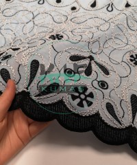 Brodeli (Nakışlı) Pamuk Vual Kumaş | Açık Mavi 17191_2 Brodeli (Nakışlı) Pamuk Vual Kumaş | Açık Mavi 17191_2