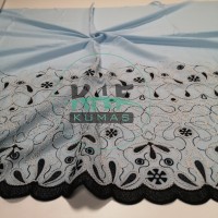 Brodeli (Nakışlı) Pamuk Vual Kumaş | Açık Mavi 17191_2 Brodeli (Nakışlı) Pamuk Vual Kumaş | Açık Mavi 17191_2