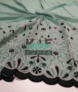 Brodeli (Nakışlı) Pamuk Vual Kumaş | Mint 17191_2