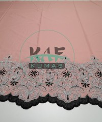 Brode (Nakışlı) Pamuk Vual Kumaş | Pudra 17215_2 Brode (Nakışlı) Pamuk Vual Kumaş | Pudra 17215_2