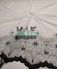 Brode (Nakışlı) Pamuk Vual Kumaş | Beyaz 17215_2 Brode (Nakışlı) Pamuk Vual Kumaş | Beyaz 17215_2