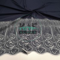 Brode (Nakışlı) Pamuk Vual Kumaş |Lacivert 4884_1 Brode (Nakışlı) Pamuk Vual Kumaş |Lacivert 4884_1